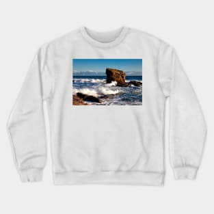 Stormy Sea around Charlie's Garden Crewneck Sweatshirt